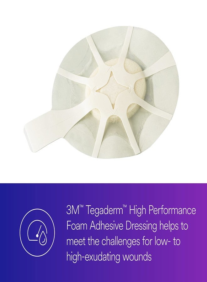 Tegaderm 3M™ Tegaderm™ High Performance Foam Adhesive Dressing 90614, Mini Oval 10 BG/CTN 4 CTN/CS - Image 3