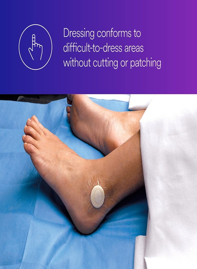 Tegaderm 3M™ Tegaderm™ High Performance Foam Adhesive Dressing 90614, Mini Oval 10 BG/CTN 4 CTN/CS - Image 4