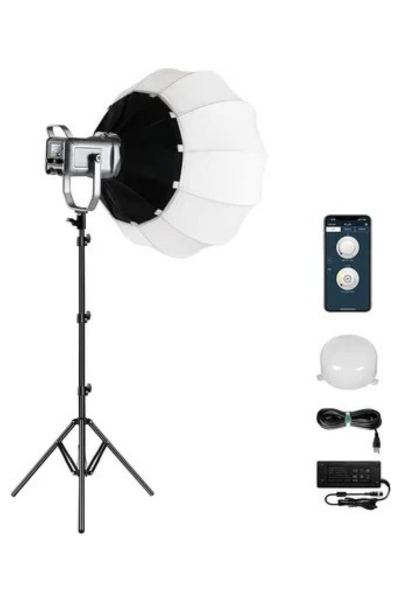Photography Lighting Kit, Video Maker LED Light, Lantern Softbox with Bluetooth & APP Control, 200W LED Bulbs, Bowens Mount, Dual Umbrella Softbox, Professional Studio Light for YouTube & Portrait Shooting - Image 1