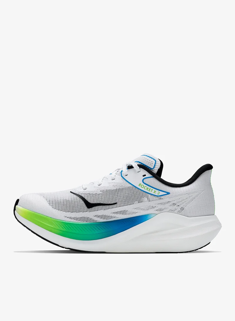 Hoka FROST / ELECTRIC LIME Rocket X 3 for Women | Best Price UAE
