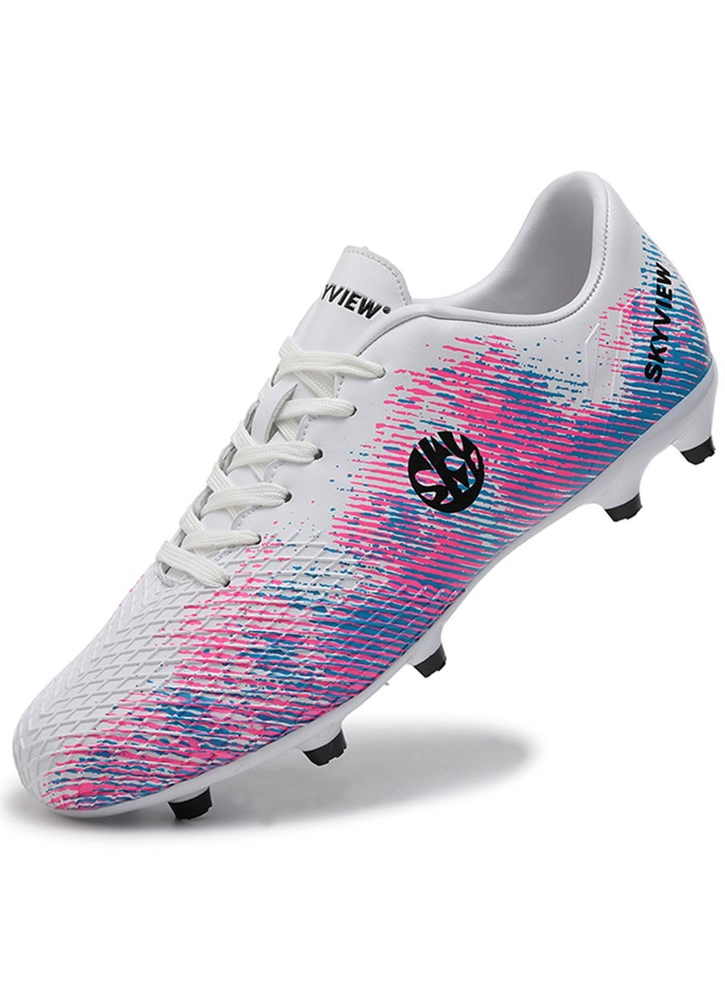 Sky View Soccer Shoes Mens Womens FG sole Cleats Outdoor Professional Training Breathable Athletic Sneaker Outdoor/Indoor Football Rugby Baseball Adult - Image 1