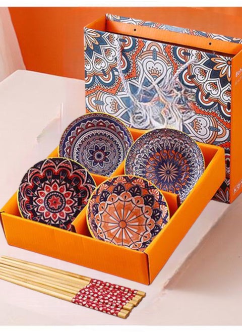 This Set Of Bowls And Chopsticks Is The Perfect Gift For Any Occasion. It Is Also A Great Addition To Your Own Home Décor.