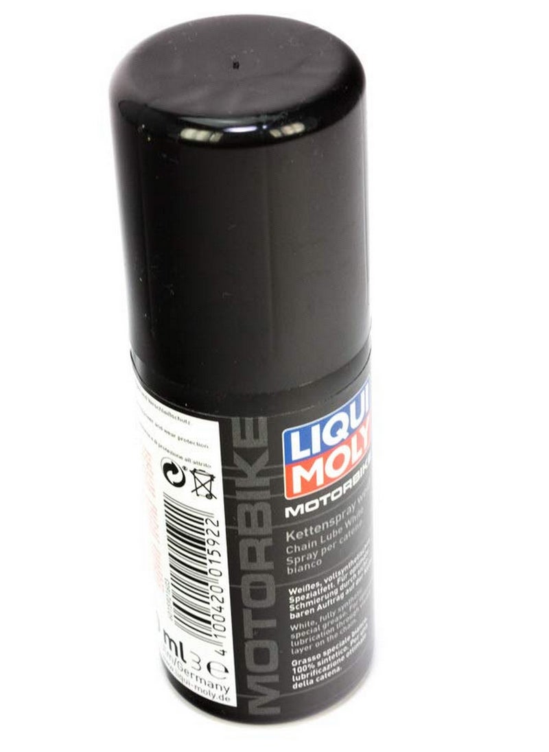 LIQUI MOLY Liqui Moly Motorbike Chain Spray White - 50ml  - Image 2