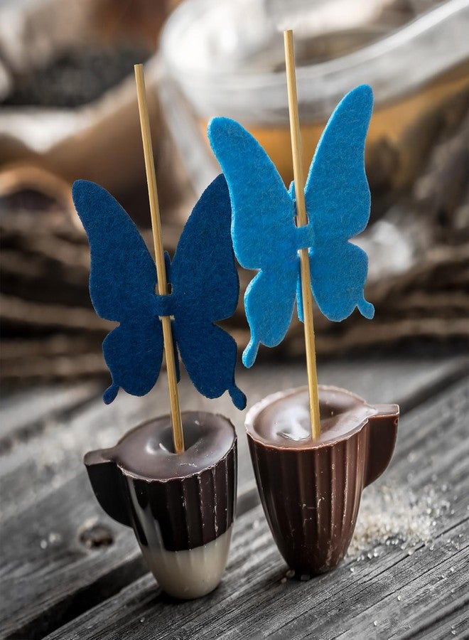 Summer-Ray.com Summer-Ray 100pcs Colorful Felt Butterfly Lollipop Tag/Candy Holder for Parties - Image 5