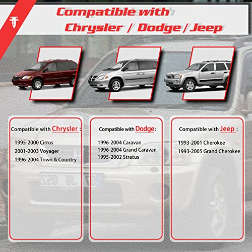 OTUAYAUTO 6503204 100 قطعة مشابك لوحة الأبواب، مشبك تثبيت بقطر 8 مم، مثبتات دفع، متوافقة مع جيب جراند شيروكي، كرايسلر، دودج، مشابك ريفيت بلاستيكية - Image 3