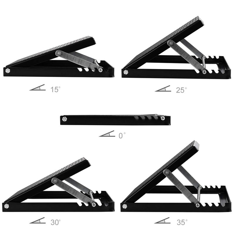 WL Professional Steel Calf Stretcher, Adjustable Ankle Incline Board and Stretch Board, Slant Board with Full Non-Slip Surface, 16" x 14", 4 Positions (500 LB Capacity) - Image 2