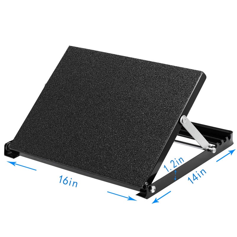 WL Professional Steel Calf Stretcher, Adjustable Ankle Incline Board and Stretch Board, Slant Board with Full Non-Slip Surface, 16" x 14", 4 Positions (500 LB Capacity) - Image 3