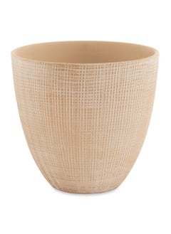 Pod Pottery Pot, Natural - 25X23.5 Cm