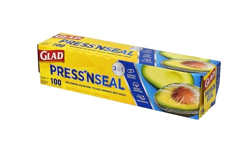 Glad Sealable Plastic Wrap Press'n Seal with Griptex, 100 sq ft 33.8YD x 11.8IN (Packaging May vary) - Image 1