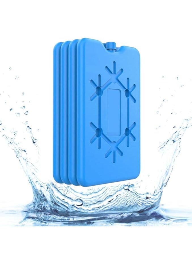 TYCOM Ice Packs for Lunch Box, Reusable Ultra Thin Freezer Packs Long Lasting for Coolers, Cooler Bag for Work, School, Picnic or Camping Keep Food Fresh - (200ml - 6pcs)  - Image 1