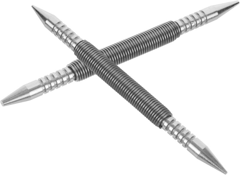 Dual Spring Loaded Center Punch Set 2Pcs Multi Function Tool for Accurate Marking - Image 2