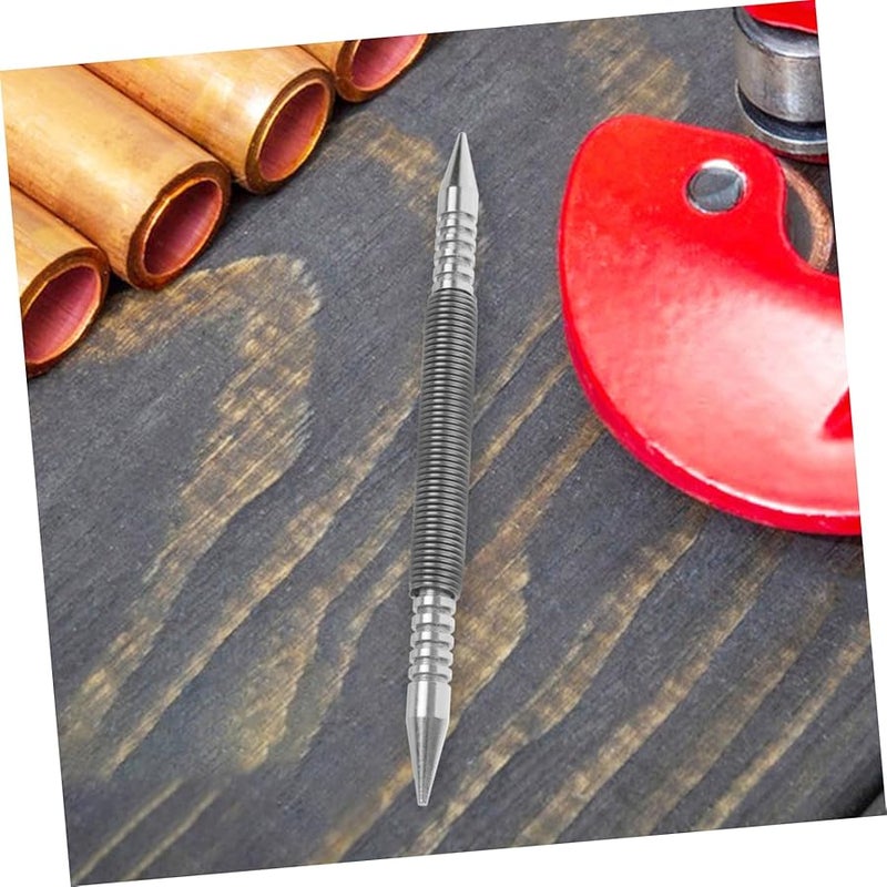 Dual Spring Loaded Center Punch Set 2Pcs Multi Function Tool for Accurate Marking - Image 5