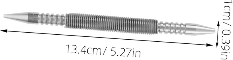 Dual Spring Loaded Center Punch Set 2Pcs Multi Function Tool for Accurate Marking - Image 3