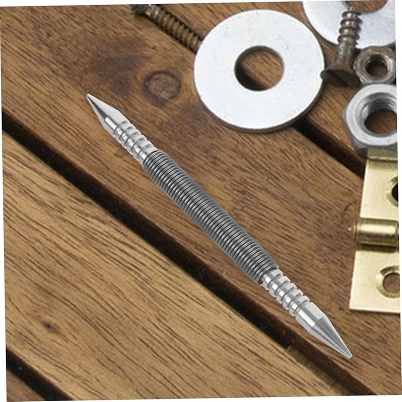 Dual Spring Loaded Center Punch Set 2Pcs Multi Function Tool for Accurate Marking - Image 4