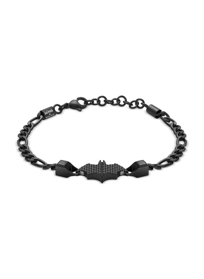 بوليس Batarang 2.0 Limited Edition Black Stainless Steel Chain Bracelet for Men