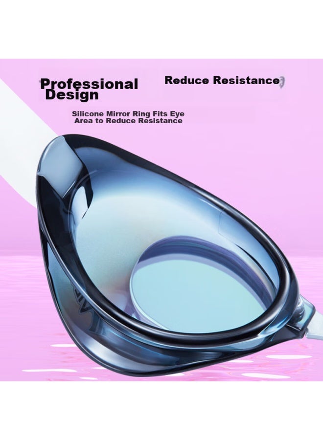 View Jing Su Swimming Goggles, Waterproof, Anti-fog, Coated, For Men And Women, Professional Swimming Compeion, Small Shell, V121voy - Image 4