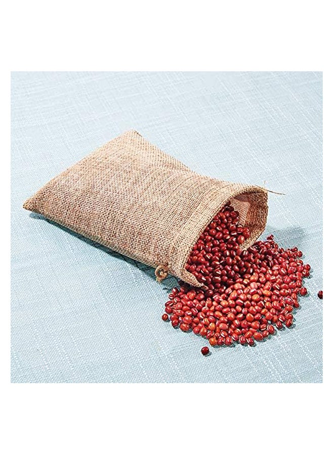 25Pcs Burlap Bags With Drawstring Gift Bags Jewelry Pouch For Wedding Party Treat And Diy Craft - 5.5 X 3.9 Inch, 5.5 x 3.9" Linen - Image 3