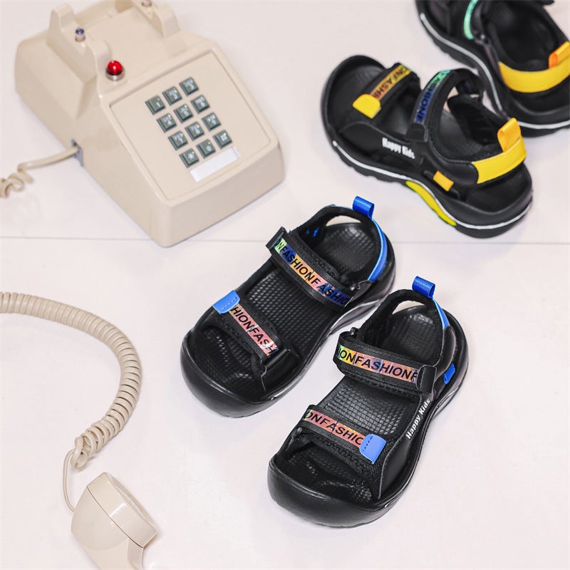 Children'S Shoes Boys Anti-Collision Sandals Summer Children'S Anti-Slip Beach Shoes Medium And Large Children'S Shoes - Image 3