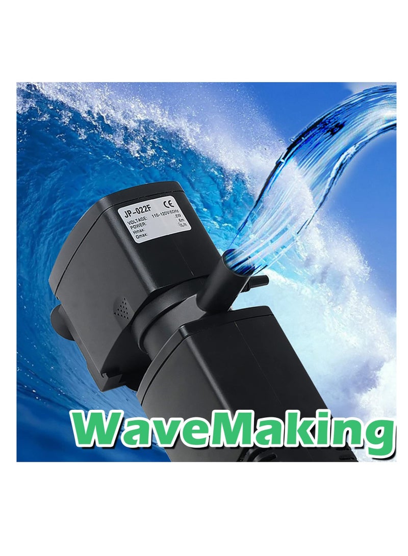 Fish Tank Filter Aquarium Internal Filter for 15-40 Gallon Tank Crystal Clear Aquarium Filters Submersible Pump Filter System Turtle Tank Accessories for Fish Tank Water Clean - Image 4