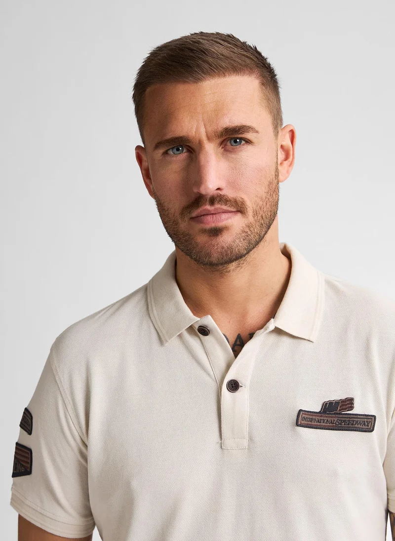 Petrol Industries 0112-Seashell Men Polo Short Sleeve for Men | Best Price UAE