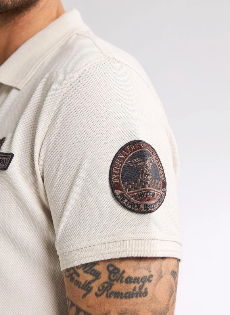 Petrol Industries 0112-Seashell Men Polo Short Sleeve for Men | Best Price UAE