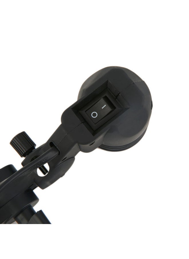 E 270000 Lamp Holder Photography Fill Lamp Holder E27 Single Lamp Holder Screw Umbrella Lamp Holder Photography Bulb Accessories-Color:White Box Packaging With Umbrella Hole Insert - Image 2