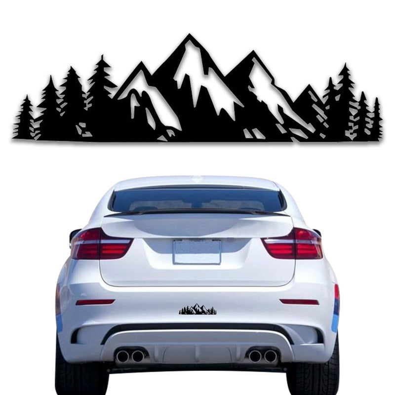 Lecctso Vinyl Snow Mountain Tree Decal Sticker Truck Decals and Graphics 7 Inch Mountains Graphic Logo Decals Mountain Tree Forest Vinyl Stickers Car Exterior Accessories for Car Trunk Laptop Wall - Image 3