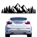 Lecctso Vinyl Snow Mountain Tree Decal Sticker Truck Decals and Graphics 7 Inch Mountains Graphic Logo Decals Mountain Tree Forest Vinyl Stickers Car Exterior Accessories for Car Trunk Laptop Wall - Image 2