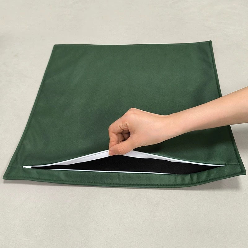 2025 new technology fabric pillow leather texture large cushion removable washable living room sofa pillow pillowcase without core - Image 3