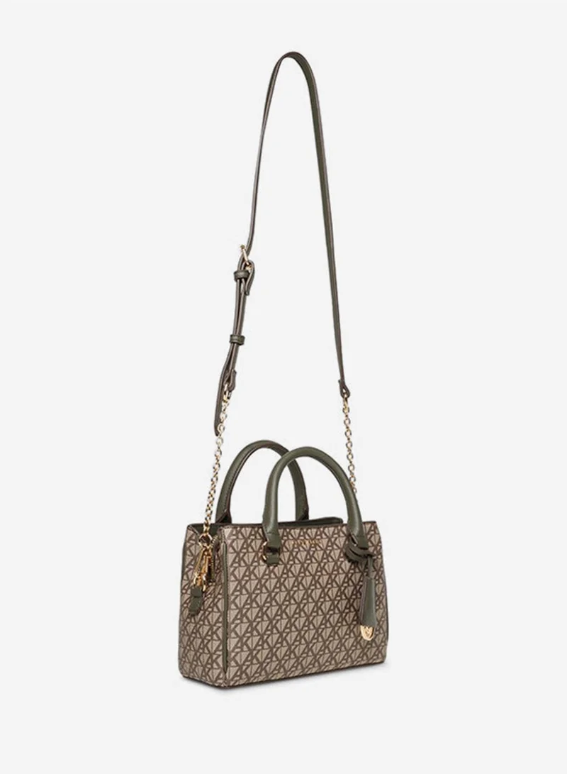ANNE KLEIN  Anne Klein Monogram Patterned Satchel Bag for Women | Best Price UAE