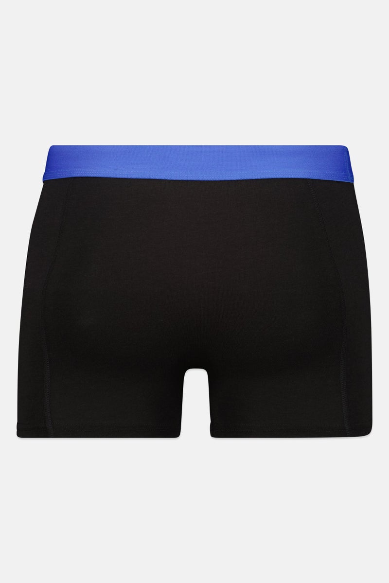 JACK & JONES Men 3 Pieces Brand Logo Trunks, Black - Image 3