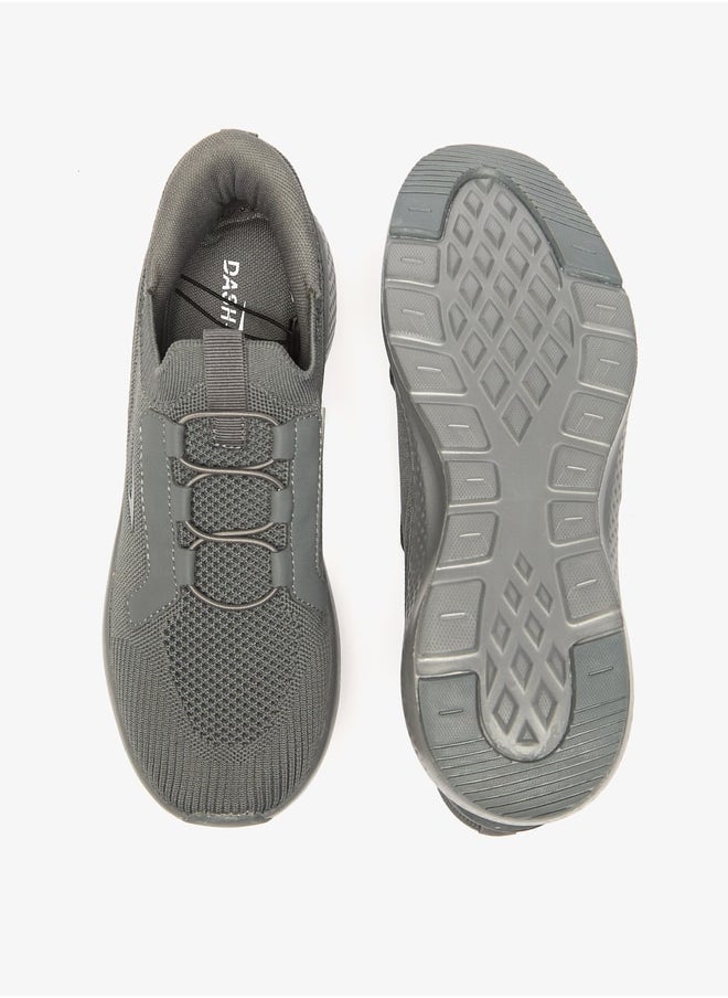 Dash Women Textured Sports Shoes with Lace-Up Closure  - Image 4