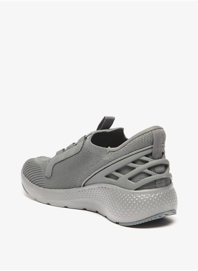 Dash Women Textured Sports Shoes with Lace-Up Closure  - Image 2