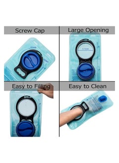 erorex Hydration Bladder - 2L Water Reservoir, Replacement Water Bladder BPA Free, Leak Proof Hydration Pack for Running Cycling Hiking Camping Climbing  - Image 3