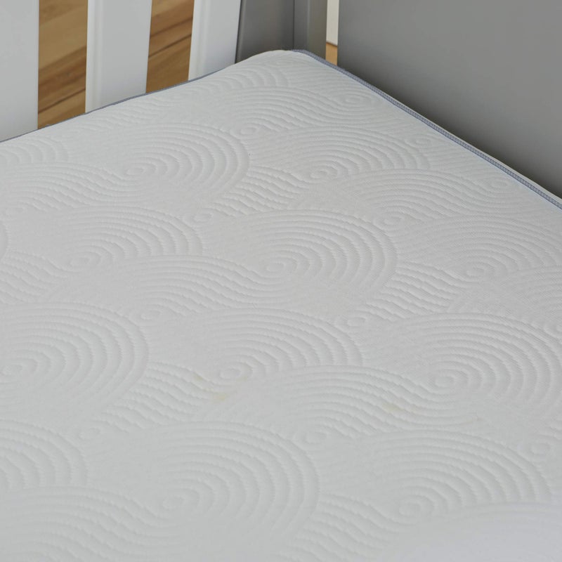 Tempur-Pedic Cool Tot Cooling Fitted Waterproof Infant and Baby Crib Mattress Protector Pad & Toddler Bed Cover, Comfortable and Luxurious Topper, Machine Washable and Dryer Friendly, 52” x 28”- White - Image 2