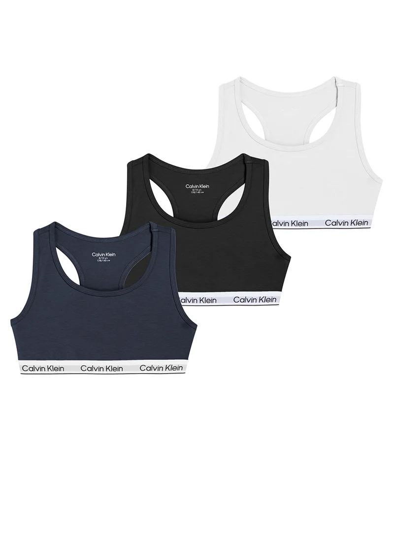 Calvin Klein Jeans Youth 3 Pack Of Bralette Bra