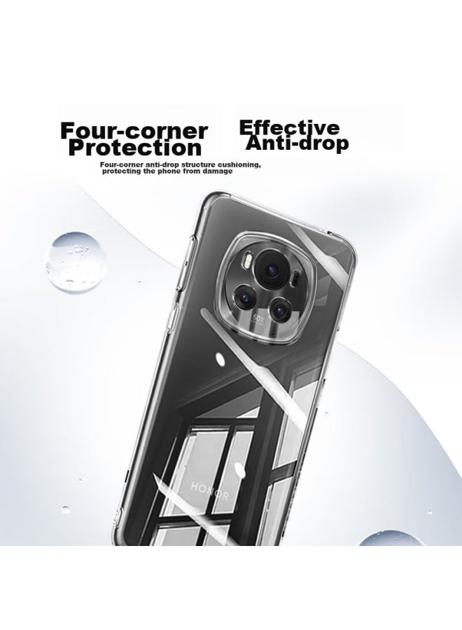 Koolife Compatible With Honor Magic6 Phone Case, Protective Cover For Huawei Honor Magic6, Full Lens Protection, Simple Skin-friendly Transparent Soft Case, Fingerprint-resistant Outer Shell - Image 2