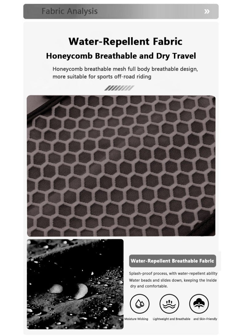 والالا سترة ترطيب للجري قابلة للتنفس، حقائب ظهر خفيفة الوزن عاكسة للجري مع زجاجة مياه ناعمة سعة 500 مل، سترة ترطيب قابلة للتعديل لسباق الماراثون والجري وركوب الدراجات والمشي لمسافات طويلة والتسلق - Image 3