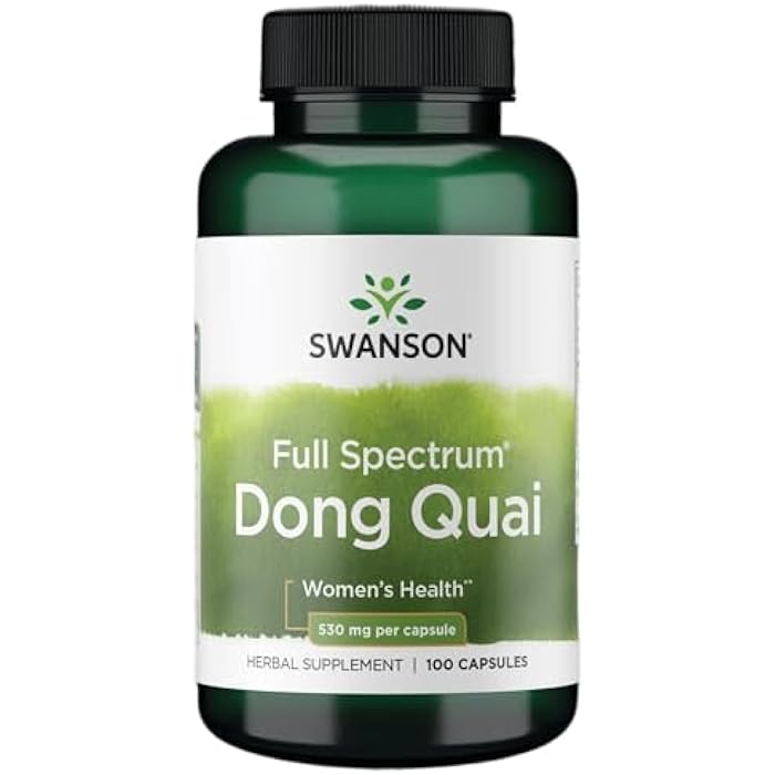 Swanson Dong Quai 530 Milligrams 100 Capsules - Image 1