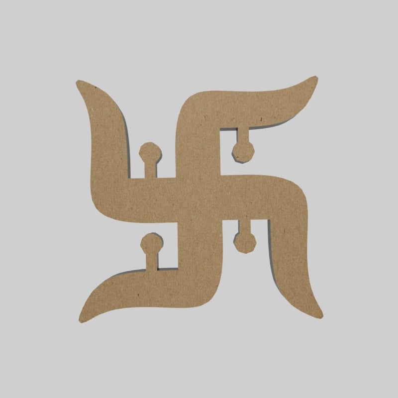 PICRAZEE Mdf Diy Cutouts Satia (12 Pcs) Plain Mdf Blank Cutouts For Diy, Artwork, Decoupage, Resin Art, Craft Project, Home Office Festive Décor (5.5Mm Thick), Brown - Image 5