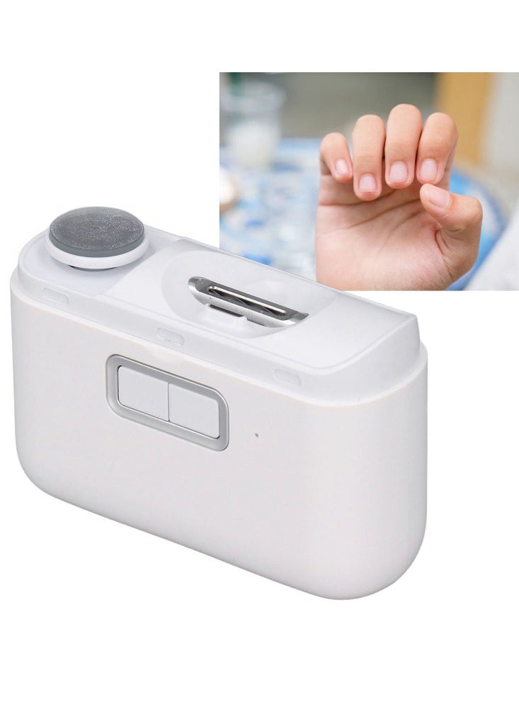 Lutors 2 in 1 Electric Nail Clipper, Nail Clipper and Nail File with USB Charger  - Image 1