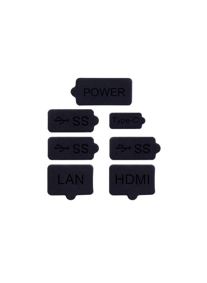 NIBEMINENT 5-Piece Dustproof Silicone Plug Suitable For PS5 Set  - Image 4