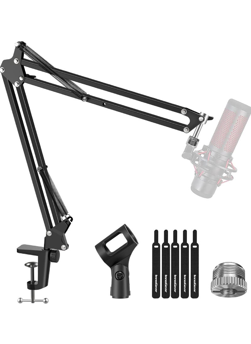روك بو حامل ميكروفون بذراع ذراع لميكروفون Blue Yeti HyperX QuadCast SoloCast Snowball Fifine Shure SM7B وميكروفون آخر  - Image 1