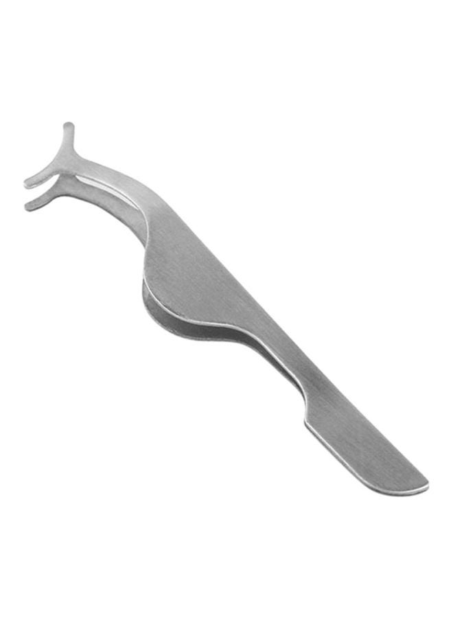 CYTHERIA False Eyelashes Extension Remover Clip Tweezers Silver - Image 1