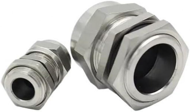 Cable Gland Stainless Steel 304 Cable Gland M8 M10 M12 M16 M18 M20 M25 M28 M32 Metal Cable Glands for 18-25mm Plated Cable Joint(M20 6-12mm 10pcs) - Image 5
