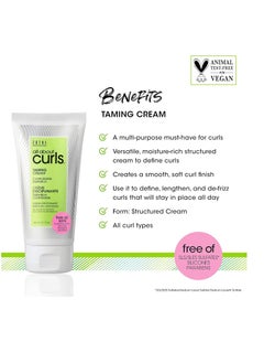 ALL ABOUT CURLS ALL ABOUT CURLS Smoothing Cream | Controllable Definition | Define, Moisturize, De-Frizz | All Curly Hair Types  - Image 2