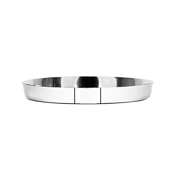 RJ kitchenware Store طقم صحون عشاء من الفولاذ المقاوم للصدأ على شكل تقليدي 30 سم مجموعة من 1 - Image 2