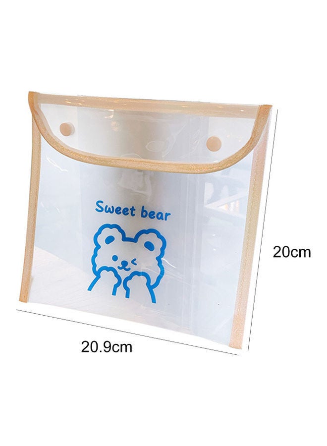 إسكدنيا حقيبة مستندات مزينة بطبعات - Image 2