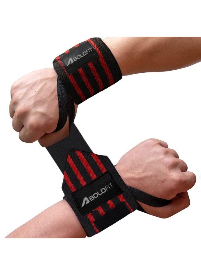 Boldfit Wrist Band for Gym Workout Wrist Support for Gym Straps for Men Hand Band Strap for Man Accessories for Men Workout Wrists Supporter wrap for Man Workouts Accessories for Women Hand Wraps - Image 1