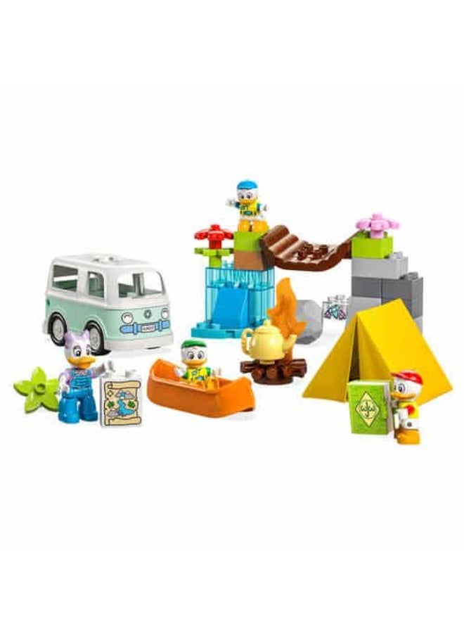 LEGO DUPLO Disney Mickey and Friends Camping Adventure Playset, 37 Pieces - Image 1